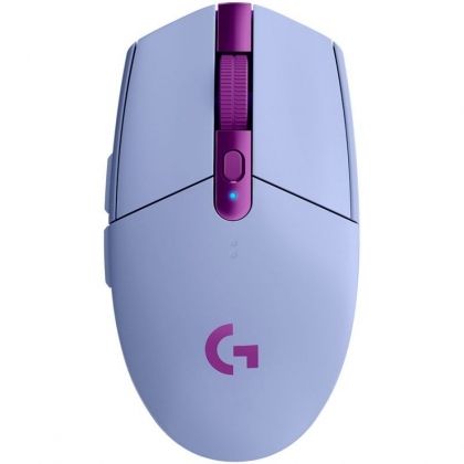 Безжична мишка LOGITECH G305 (910-006022), Wireless, 12000 DPI, 6 бутона, USB, Lilac