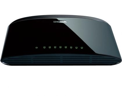 Суич D-Link DES-1008D 8-Port 10/100Mbps Fast Ethernet Unmanaged Switch