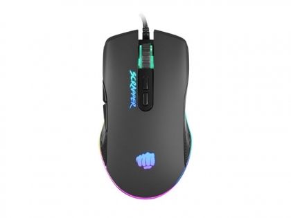 Геймърска мишка Fury Scrapper, RGB, 6400DPI, Black 