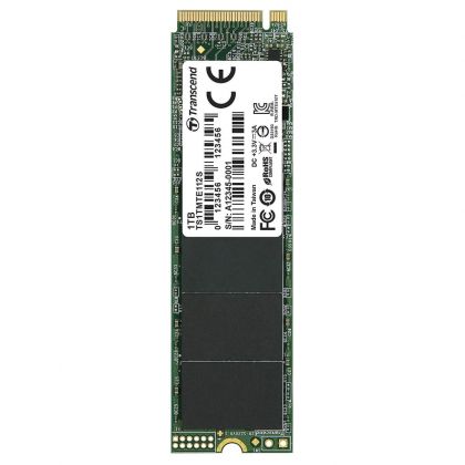 SSD 1TB Transcend 112S (TS1TMTE112S), M.2 2280, NVMe PCIe Gen3, M-Key, 3D NAND