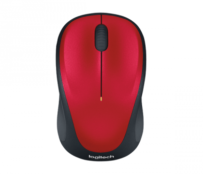 Безжична мишка Logitech M235 , Wireless , Red - 910-002496