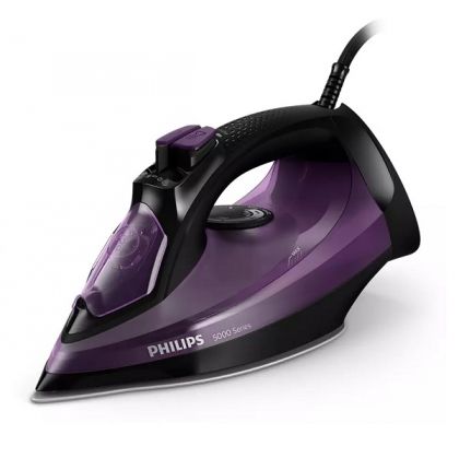 Ютия Philips DST5030/80 Series 5000, 2400W, SteamGlide Plus, Black/Purple