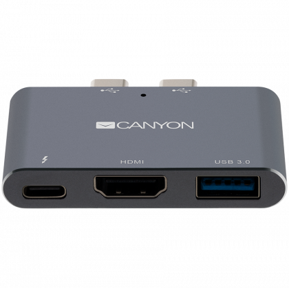 Докинг станция CANYON DS-1 Multiport Docking Station 3-в-1 Thunderbolt 3