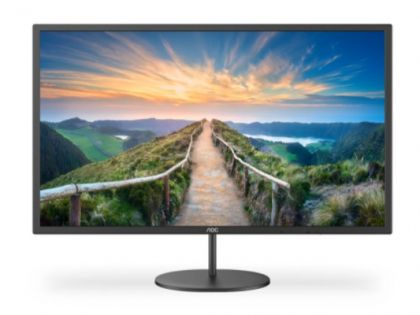 Монитор AOC Q32V4, 31.5" IPS, QHD (2560x1440) 75Hz, 16:9, 4ms, 250cd/m2, 1200:1, Adaptive Sync, Speakers 2x2W, HDMI, DP