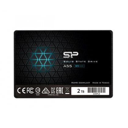 SSD 2TB SILICON POWER Ace A55 (SP002TBSS3A55S25), 2.5", SATAIII, 3D NAND