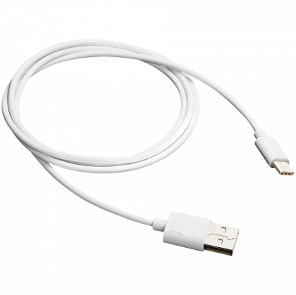 Кабел CANYON CNE-USBC1W , USB Type-C to USB , 1m, White