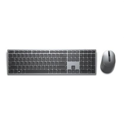 Безжичен комплект Клавиатура + Мишка Dell Premier KM7321W (580-AJQJ-14), Multi-Device Wireless, US (QWERTY), Titan grey