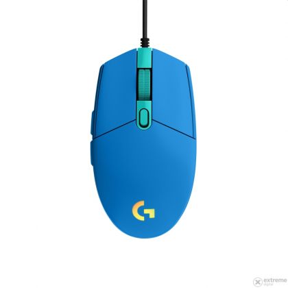 Геймърска мишка LOGITECH G203 LIGHTSYNC (910-005798), RGB LIGHTING, DPI 8000, USB, Blue