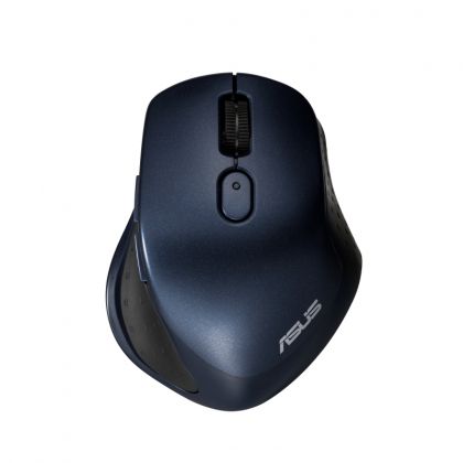 Безжична мишка ASUS MW203 (90XB06C0-BMU010), Bluetooth/Wireless, 2400DPI, Silent Mouse, Blue