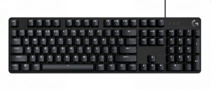 Геймърска клавиатура LOGITECH G413 SE (920-010437), Mechanical, Tactile switches, USB, White backlighting, US layout, Black