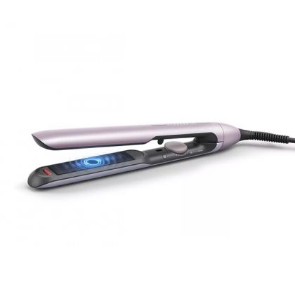 Преса за коса PHILIPS BHS530/00 Straightener Series 5000, 230°C, Технология ThermoShield, LED индикатор, Керамични с покритие с арганово масло