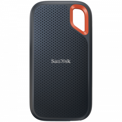 Външно SSD 2TB SANDISK Extreme V2 (SDSSDE61-2T00-G25), USB 3.2 Type-C, Black/Orange