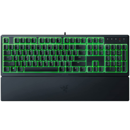 Геймърска клавиатура RAZER Ornata V3 X - US (RZ03-04470100-R3M1), Wired, Razer™ Membrane Switch, RGB Lighting, Black