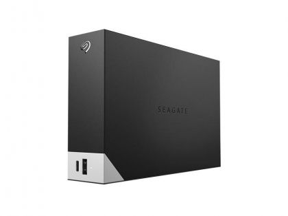 Външен диск 8TB SEAGATE One Touch Hub (STLC8000400), 3.5", USB-C and USB 3.0, Black