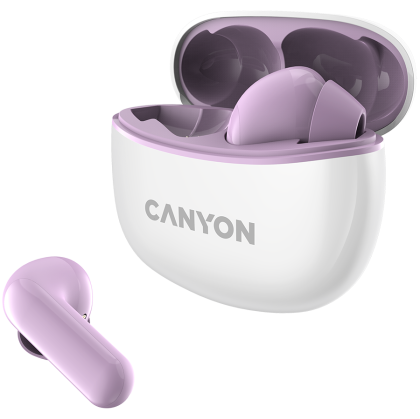 Безжични слушалки CANYON TWS-5 (CNS-TWS5PU), Bluetooth 5.3, Purple