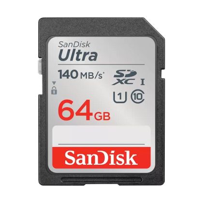 SD памет 64GB SANDISK ULTRA, SDXC, UHS-1, U1, Class-U1