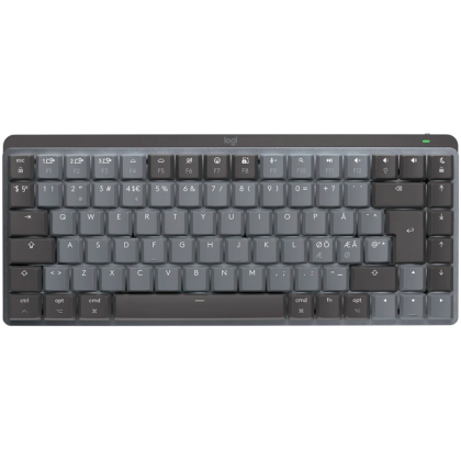 Безжична клавиатура LOGITECH MX Mechanical Mini for Mac (920-010837), Bluetooth/Wireless, USB-C, Space Grey