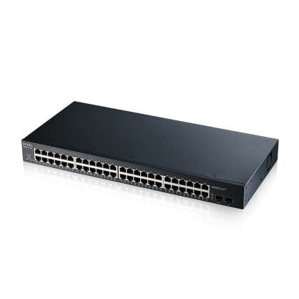 Суич Zyxel GS1900-48 v2, 48-port GbE L2 Smart Switch, rackmount