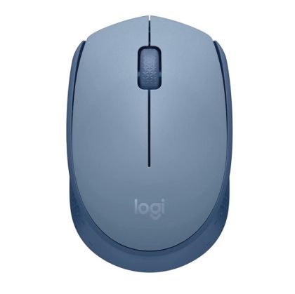 Безжична мишка LOGITECH M171 (910-006866), Wireless, 1000 DPI, 3 бутона, Blue grey