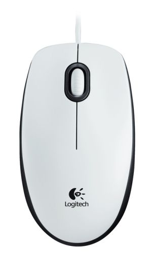 Мишка LOGITECH M100 (910-006764), Optical, 1000DPI, USB, White