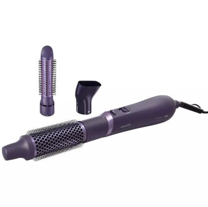 Четка за коса PHILIPS BHA305/00 Air Styler 3000 Series, 800W, Керамични четки с кератин, Йонна грижа, 3 приставки
