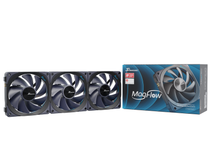 Охладител за кутия SEASONIC MagFlow 120 mm - 3 pack