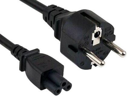 Захранващ кабел INTEL Bulk AC cord - 0.6m / 2ft, C5 connector, EU plug, single pack