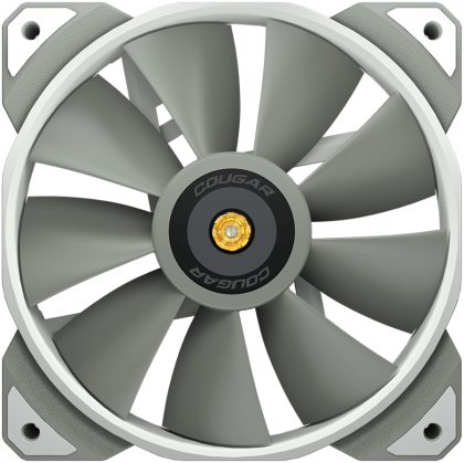 Охладител за кутия COUGAR MHP 120 White, 120mm 4-pin PWM fan, 600-2000RPM, HDB Bearing, Anti-vibration Dampers, Extension Cable + Low-Noise Adapter, Case + Radiator screws, 82.48 CFM, 4.24mm H20, 34.5 dBA (Max)