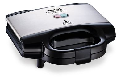 Сандвич мейкър TEFAL SM157236 Ultracompact, грил плоча, 700W, вкл./изкл., бутон за готовност, LED