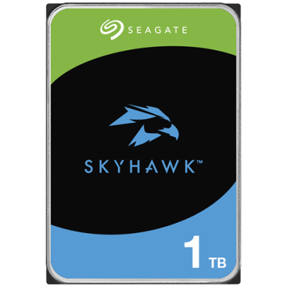 HDD 1TB SEAGATE SkyHawk Surveillance (ST1000VX013), 3.5", SATAIII, 5400 rpm, 256MB, +Rescue, for DVR