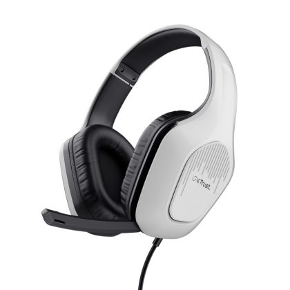Геймърски слушалки TRUST GXT 415PS ZIROX, Headset PS5, 3.5мм, White