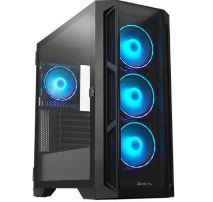 Кутия CHIEFTEC APEX, Mid-Tower, Tempered glass, Black