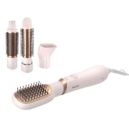 Уред за оформяне на прически с въздух PHILIPS BHA310/00 Air Styler Series 3000, 800W, 4 приставки, 3 настройки за нагряване с 2 за скорост на вентилатора, 