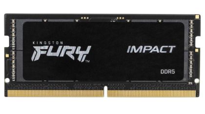 Памет KINGSTON 8GB DDR5 4800MHz FURY Impact Black SODIMM - KF548S38IB-8