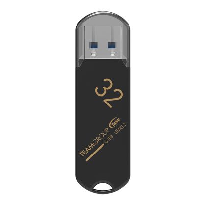 USB памет 32GB TEAM GROUP C183, USB 3.2 Gen1, up to 75MB/s, Black - TC183332GB01