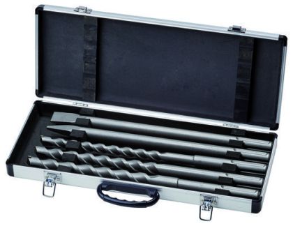 Комплект EINHELL  SDS-Max свредла и шила за перфоратор в алуминиев куфар, 5 части 