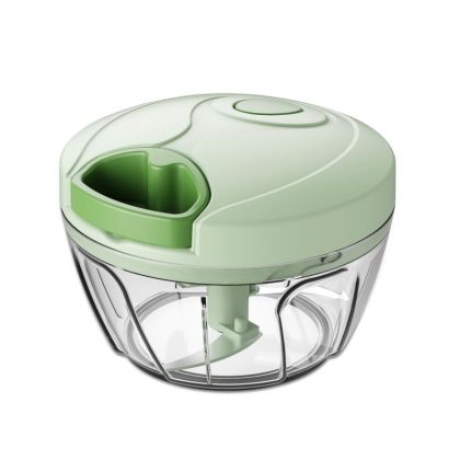 Ръчен чопър с въже ROSBERG R51215A, 400 ml, 3 остриета, Зелен