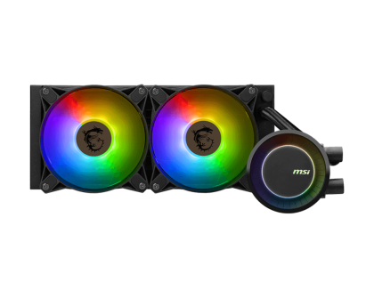 Охладител за процесор MSI MAG CORELIQUID E240, ARGB, Black - 306-7ZW5E17-C24