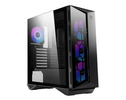 Кутия MSI MPG GUNGNIR 110R, Mid-Tower, ARGB, Тempered Glass, Black - 306-7G10R21-W57