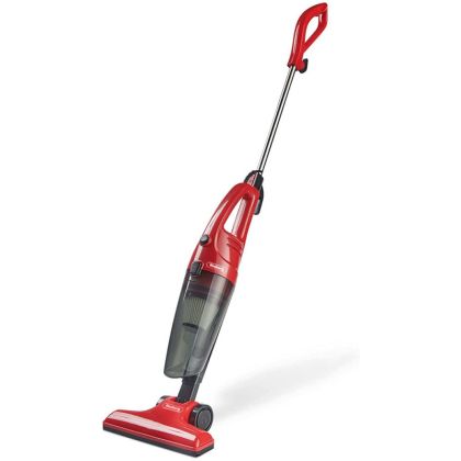 Прахосмукачка вертикална ROSBERG R51001A, 600W, 800 ml, HEPA филтър, Използване като ръчна, Червен
