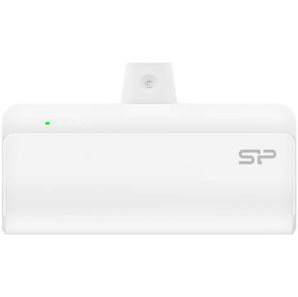 Външна батерия SILICON POWER QD50 (SP5K0MAPBKQD500W), 5000mAh, USB-C, White