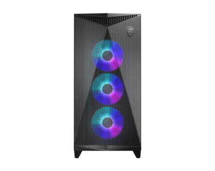 Кутия MSI MPG GUNGNIR 300R AIRFLOW, Mid-Tower, ARGB, Tempered Glass, Black - 306-7G21R21-W57
