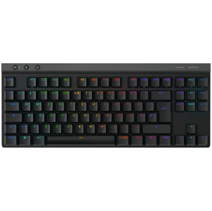 Безжична геймърска клавиатура LOGITECH G515 LIGHTSPEED TKL (920-012538), Bluetooth/LIGHTSPEED Wireless, Tactile Switch, LIGHTSYNC RGB, US. Black