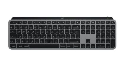 Безжична клавиатура LOGITECH MX Keys S for Mac (920-011637), Bluetooth, US International, Space Grey