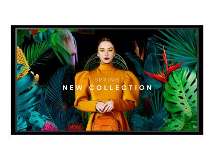 Дисплей SAMSUNG 75inch UHD/4K 16:9 QB75C Slim-LED 350nits Speakers 2x10W black 3xHDMI 2.0 USB 2.0 x 2 Ethernet WiFi Dualband BT Brightness