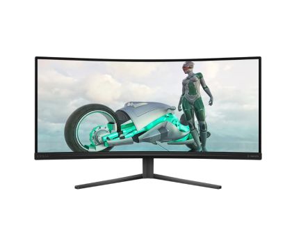 Монитор PHILIPS 34M2C3500L/00 Evnia 3000, 34" VA Curved 1500R, WQHD (3440x1440) 180Hz, 21:9, 0.5ms, 300cd m/2, 4000:1, Adaptive Sync, 2xHDMI, DP, Black