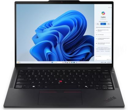 Лаптоп LENOVO ThinkPad T14s Gen 5 (21LS002DBM), 14.0" WUXGA (1920x1200) IPS, Intel® Core™ Ultra 7 155U (1.70 GHz up to 4.8 GHz, 12 ядра), 32GB LPDDR5x, 1TB SSD М.2, Windows 11 Pro, Black