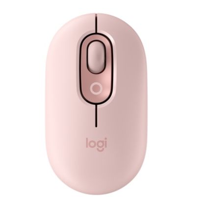 Безжична мишка LOGITECH POP Mouse with emoji (910-007413), Bluetooth, 4000 DPI, Rose