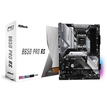 Дънна платка ASROCK B650 Pro RS (AMD AM5, 4xDDR5, 3xM.2, 2.5Gb LAN, HDMI, DP) ATX