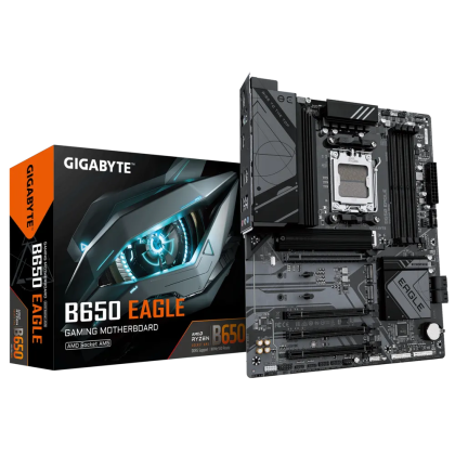 Дънна платка GIGABYTE B650 EAGLE (AMD AM5, 4xDDR5, 3xM.2, HDMI, DP) ATX